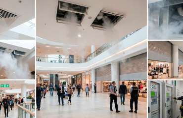 Системы дымоудаления в зданиях торговых центров автоматизация и безопасность